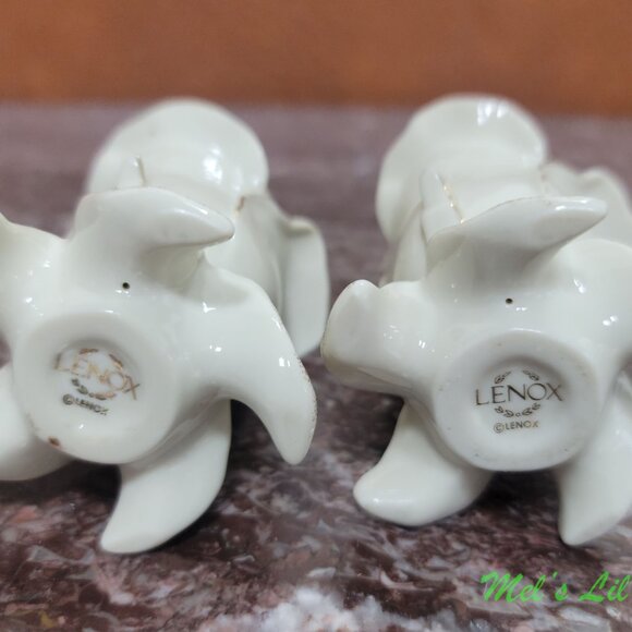 Lenox Rose Candle Holders Set of 2 - Picture 5 of 5